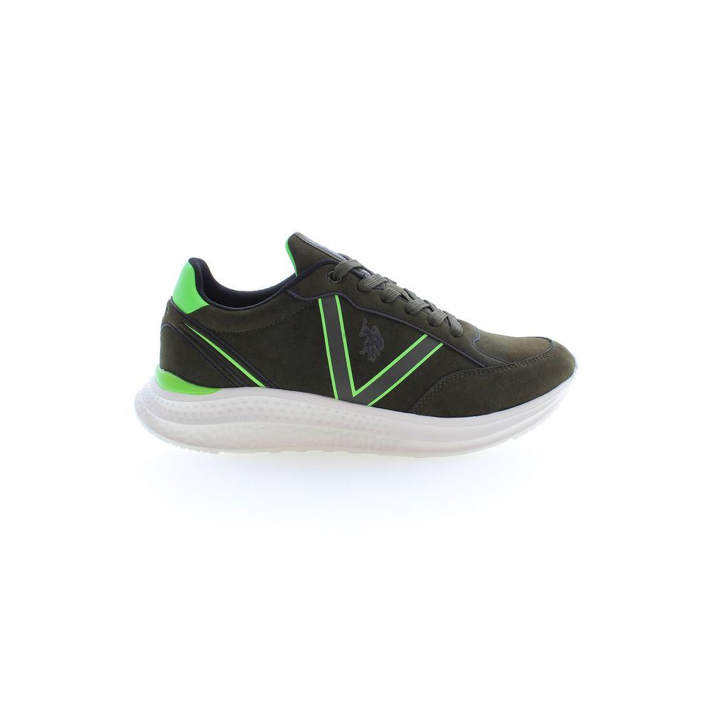 U.S. POLO ASSN. Groene Polyester Herensneaker