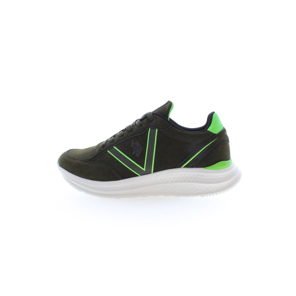 U.S. POLO ASSN. Groene Polyester Herensneaker