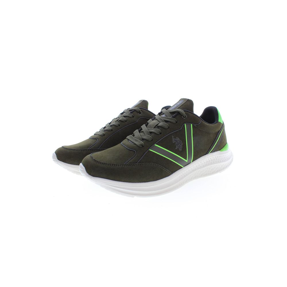 U.S. POLO ASSN. Groene Polyester Herensneaker