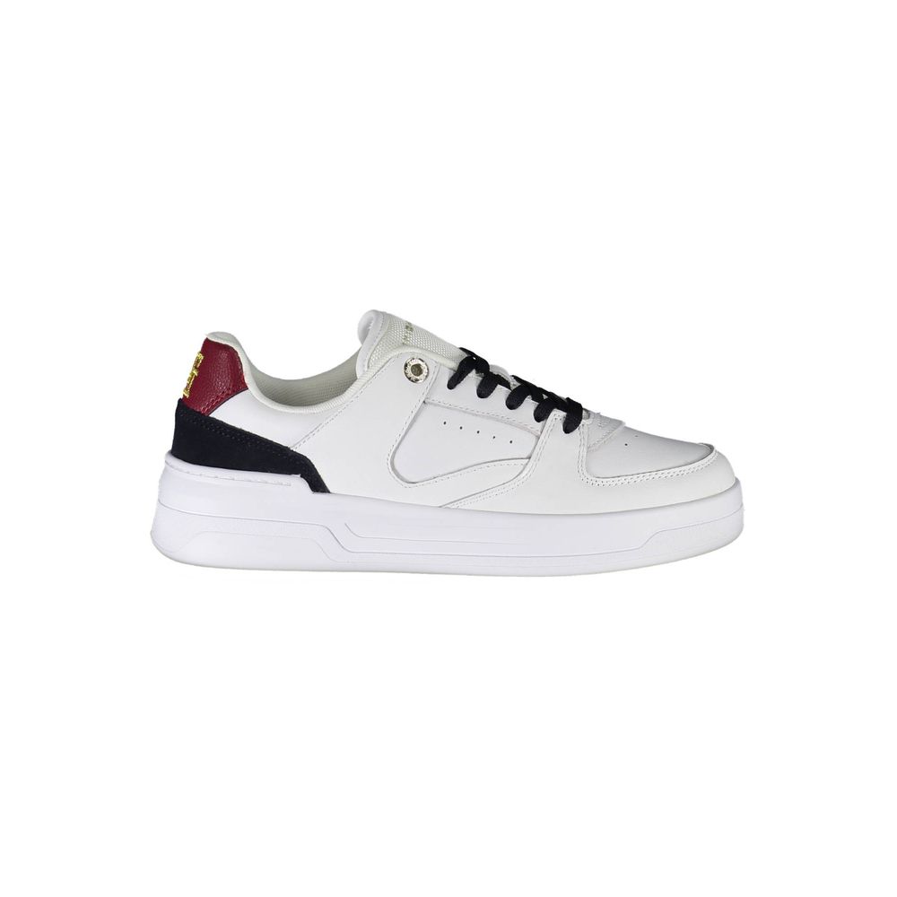 Tommy Hilfiger White Leather Women's Sneaker