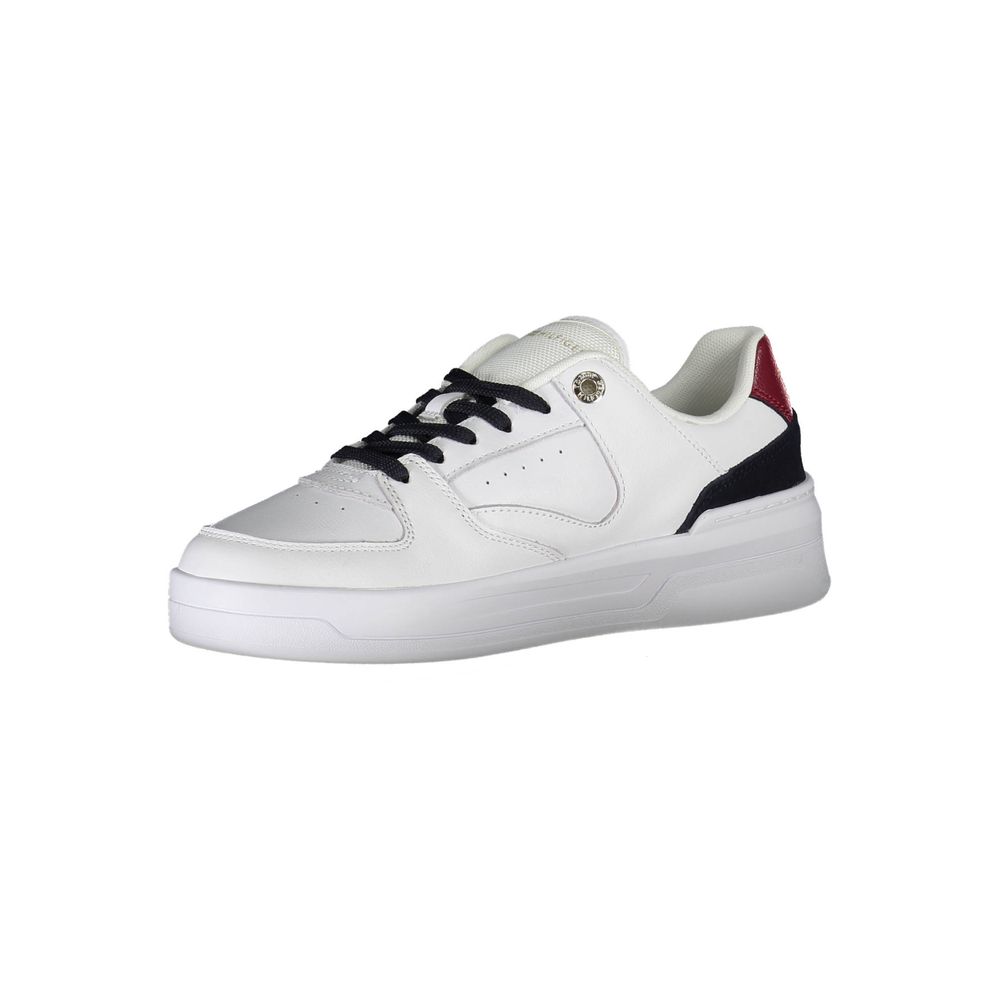 Tommy Hilfiger White Leather Women's Sneaker