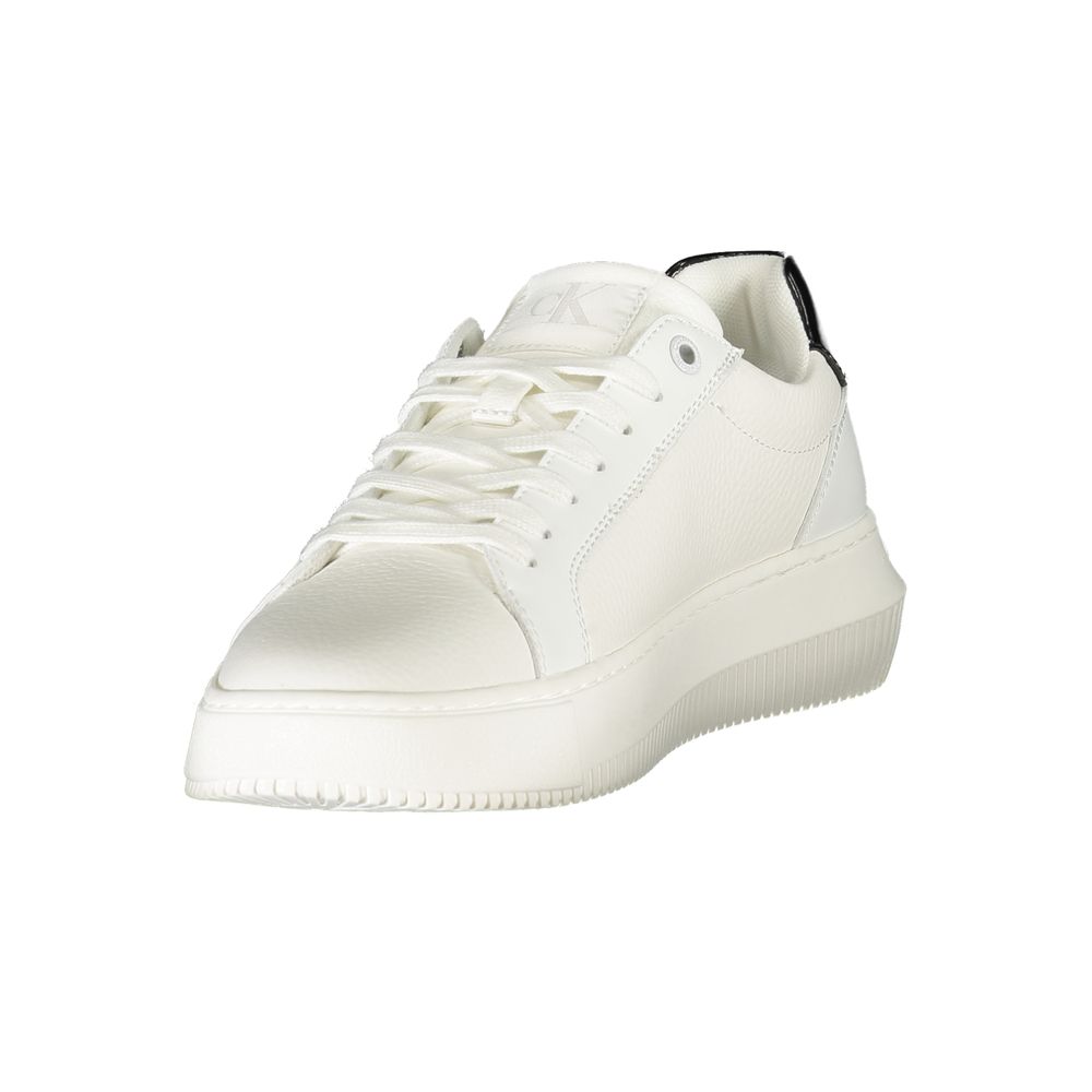 Calvin Klein White Polyurethane Women's Sneaker