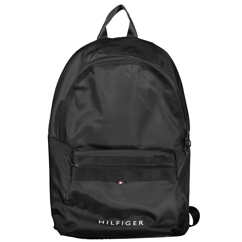 Tommy Hilfiger Zwarte Polyester Herenrugzak