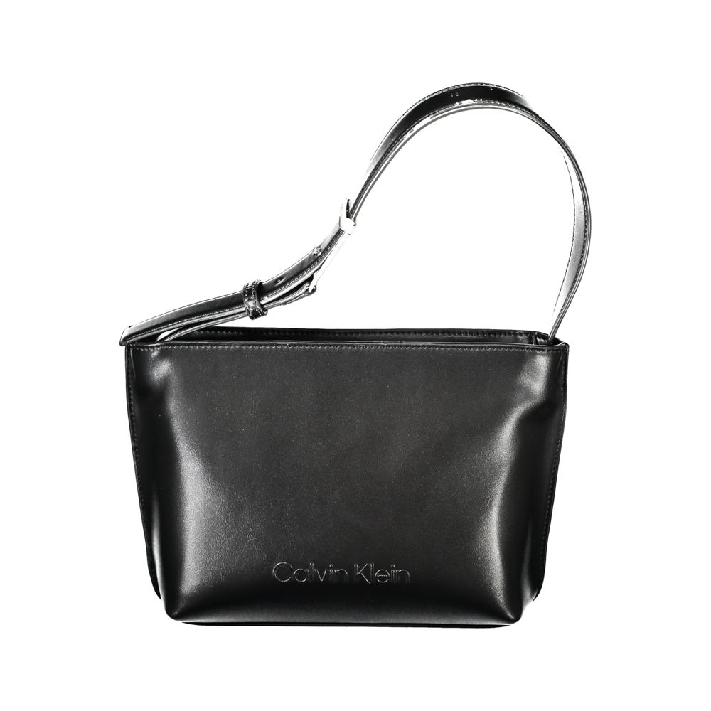 Calvin Klein Black Polyester Women's Shoulder Bag