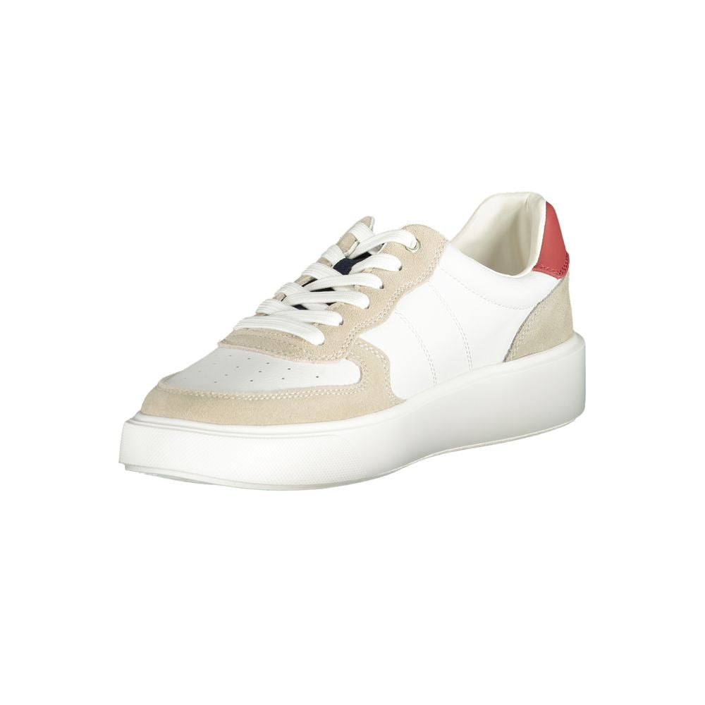 Blauer White Polyurethane Men's Sneaker