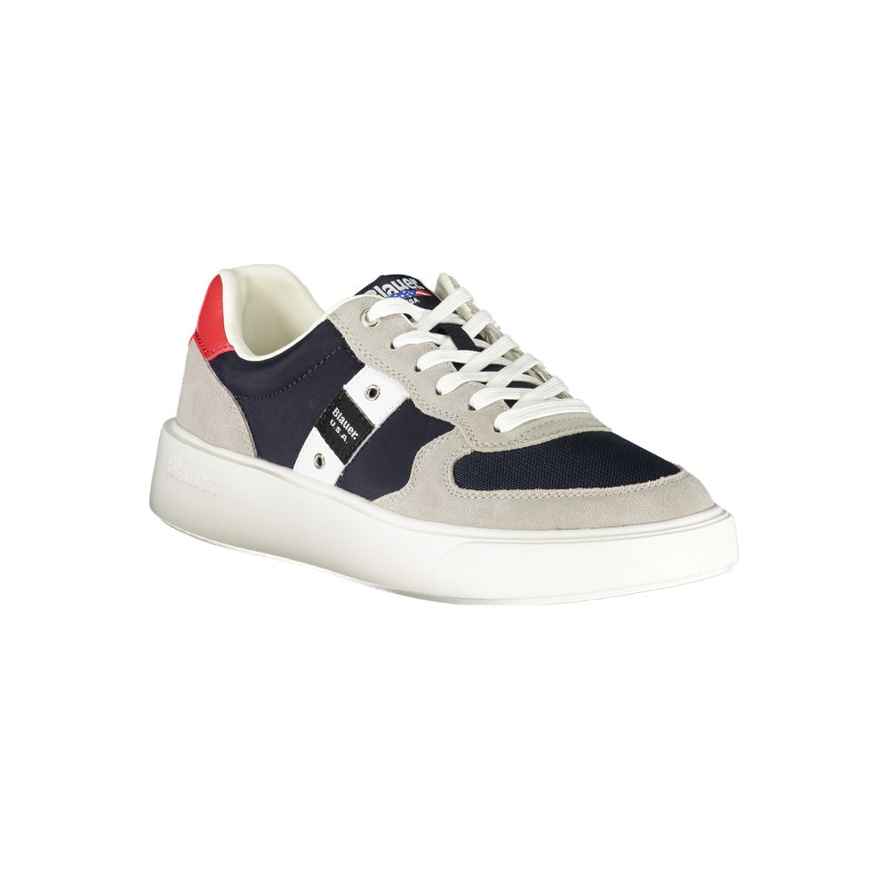 Blauer Blue Polyurethane Men's Sneaker