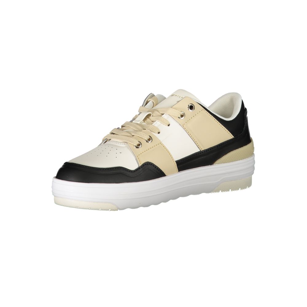 Tommy Hilfiger White Leather Women's Sneaker