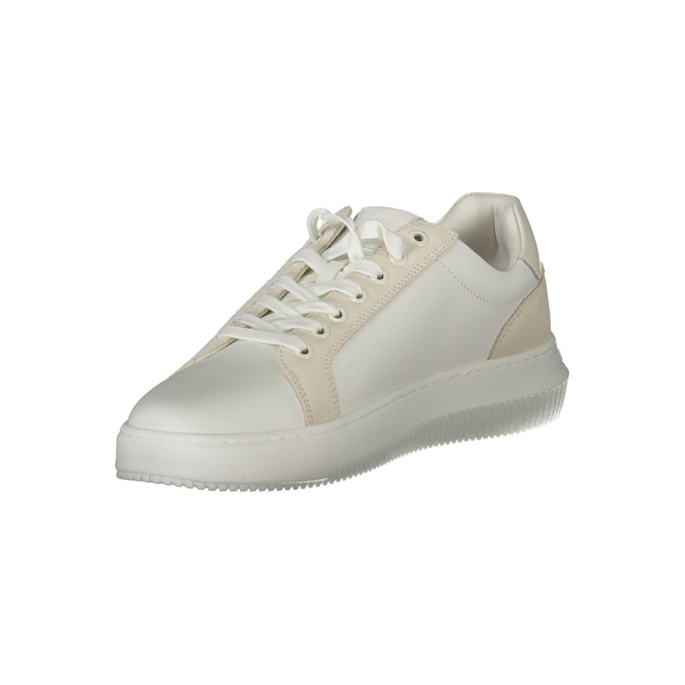 Calvin Klein White Polyurethane Men's Sneaker