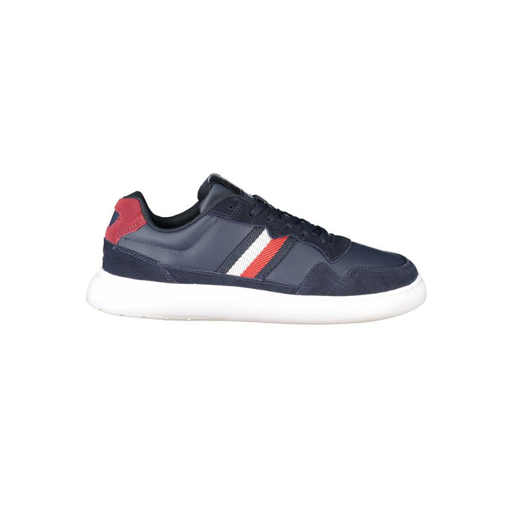 Tommy Hilfiger Blue Polyurethane Men's Sneaker