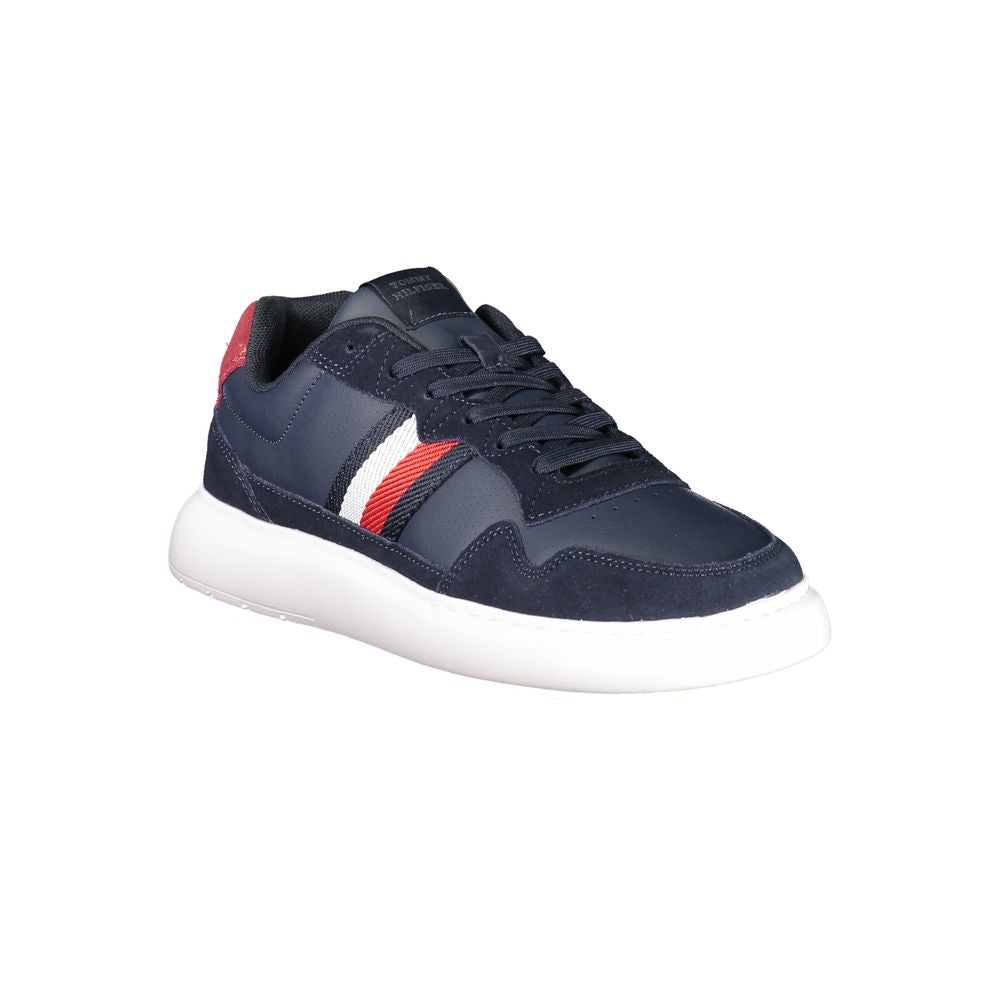 Tommy Hilfiger Blue Polyurethane Men's Sneaker