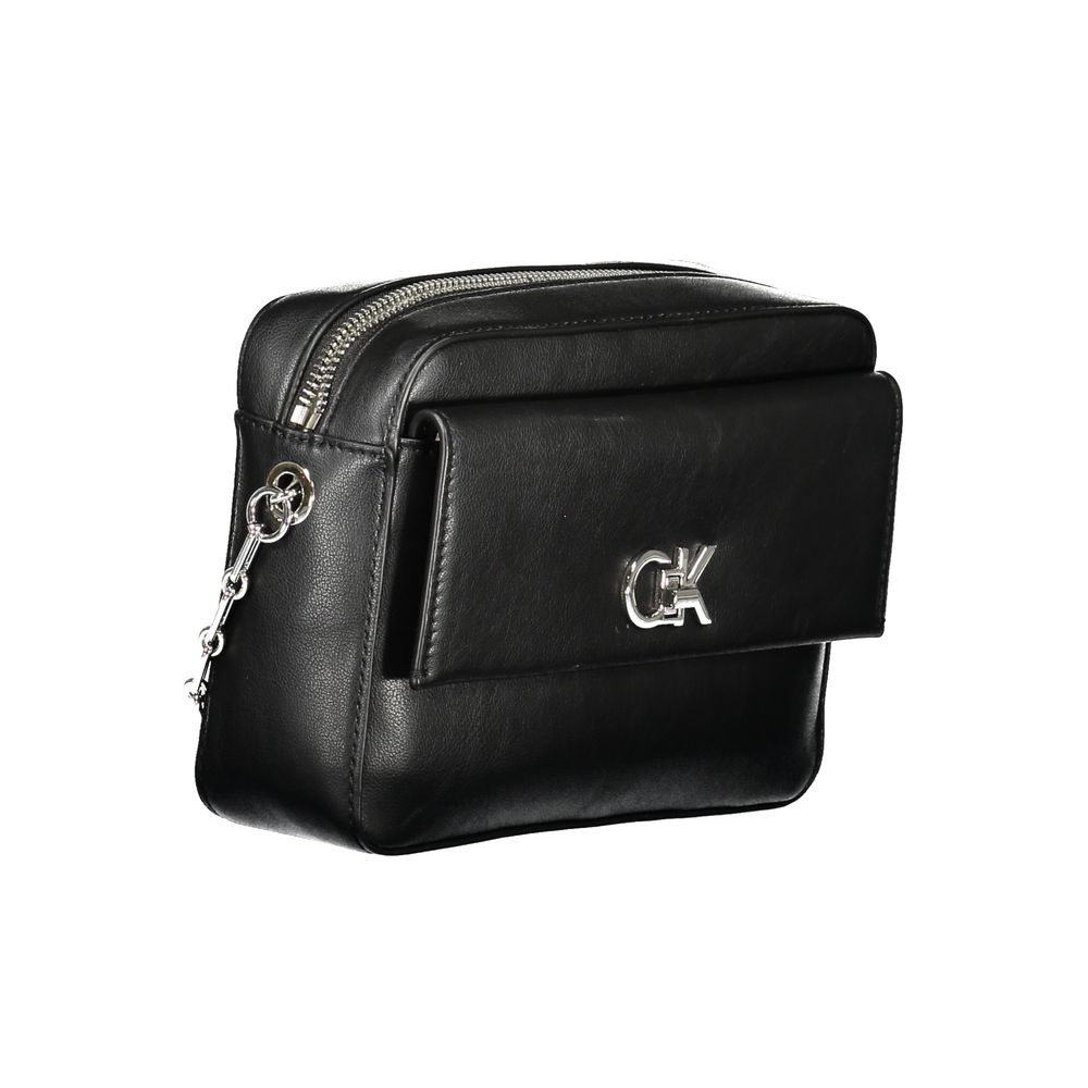 Calvin Klein Black Polyester Women's Shoulder Bag