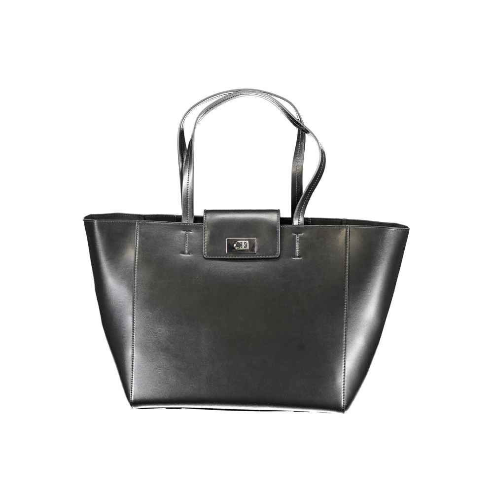 Calvin Klein Black Recycled Polyester Women's Handbag