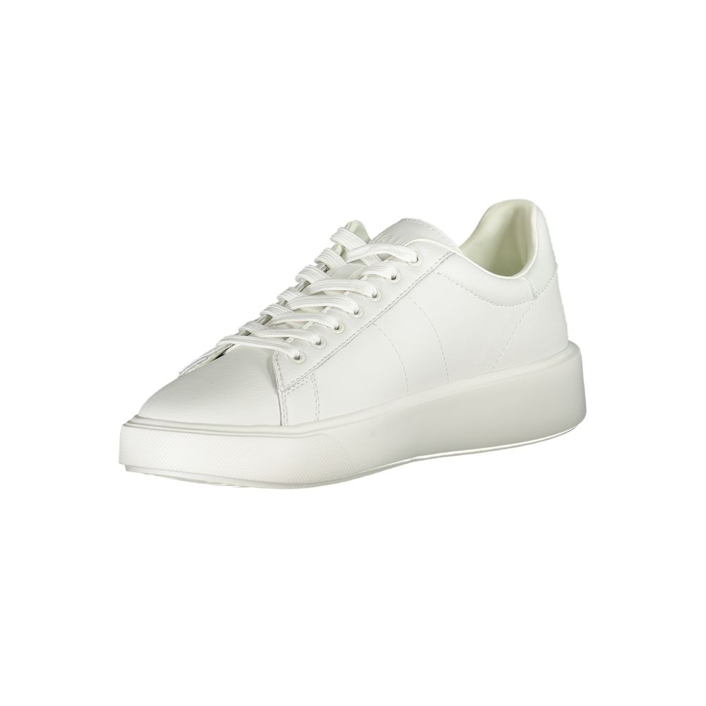 Blauer White Polyurethane Men's Sneaker