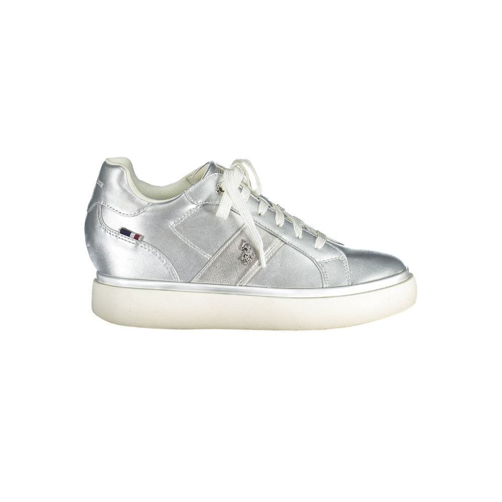 U.S. POLO ASSN. Zilver Polyester Dames Sneaker
