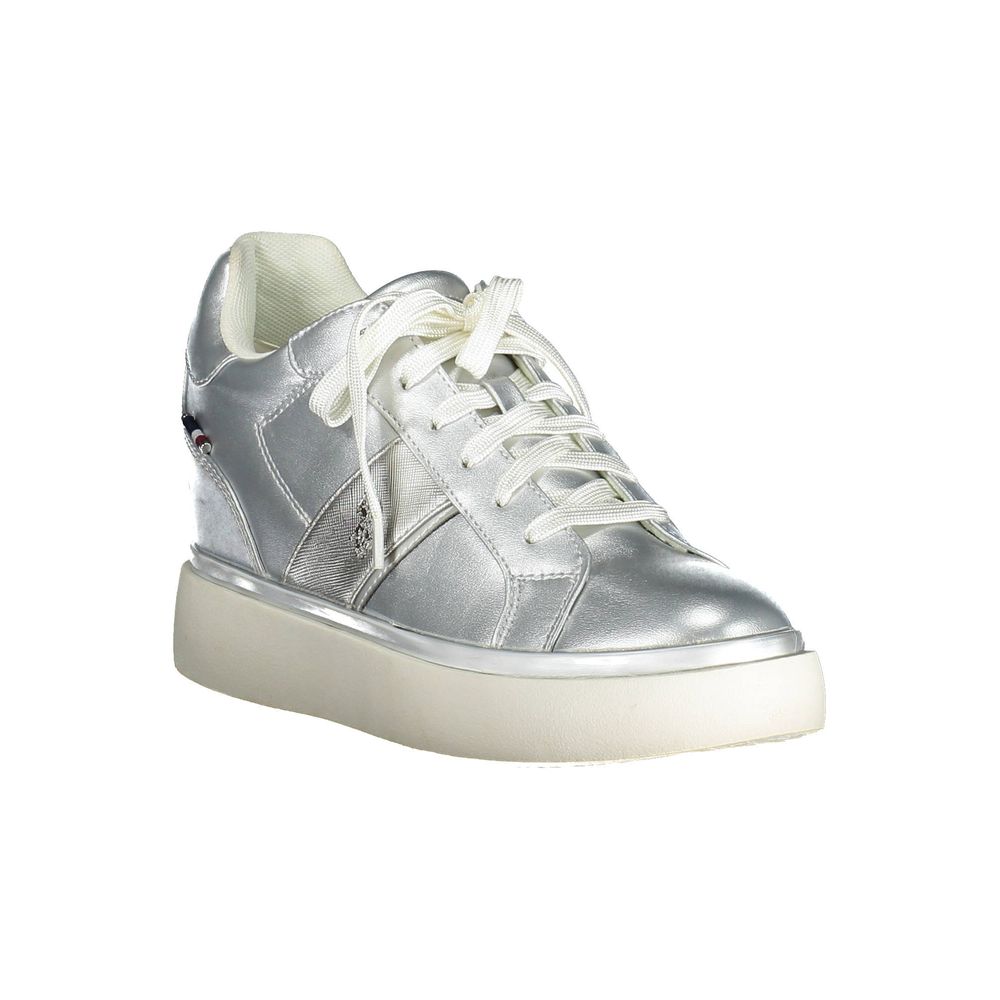 U.S. POLO ASSN. Zilver Polyester Dames Sneaker