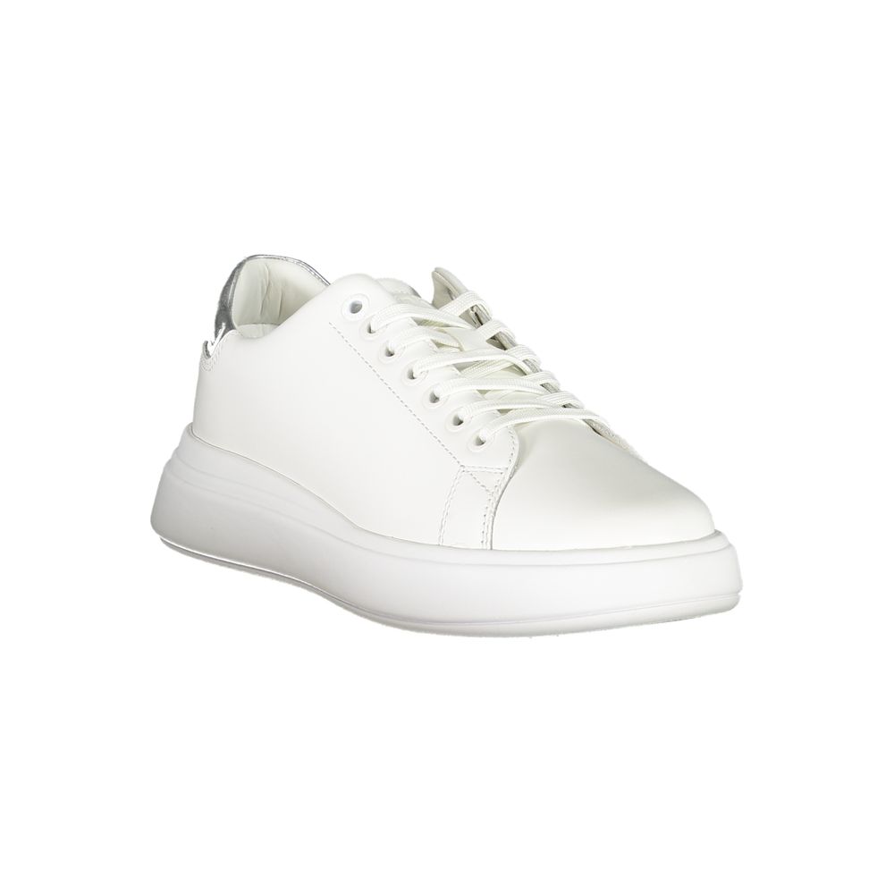 Calvin Klein White Leather Women's Sneaker