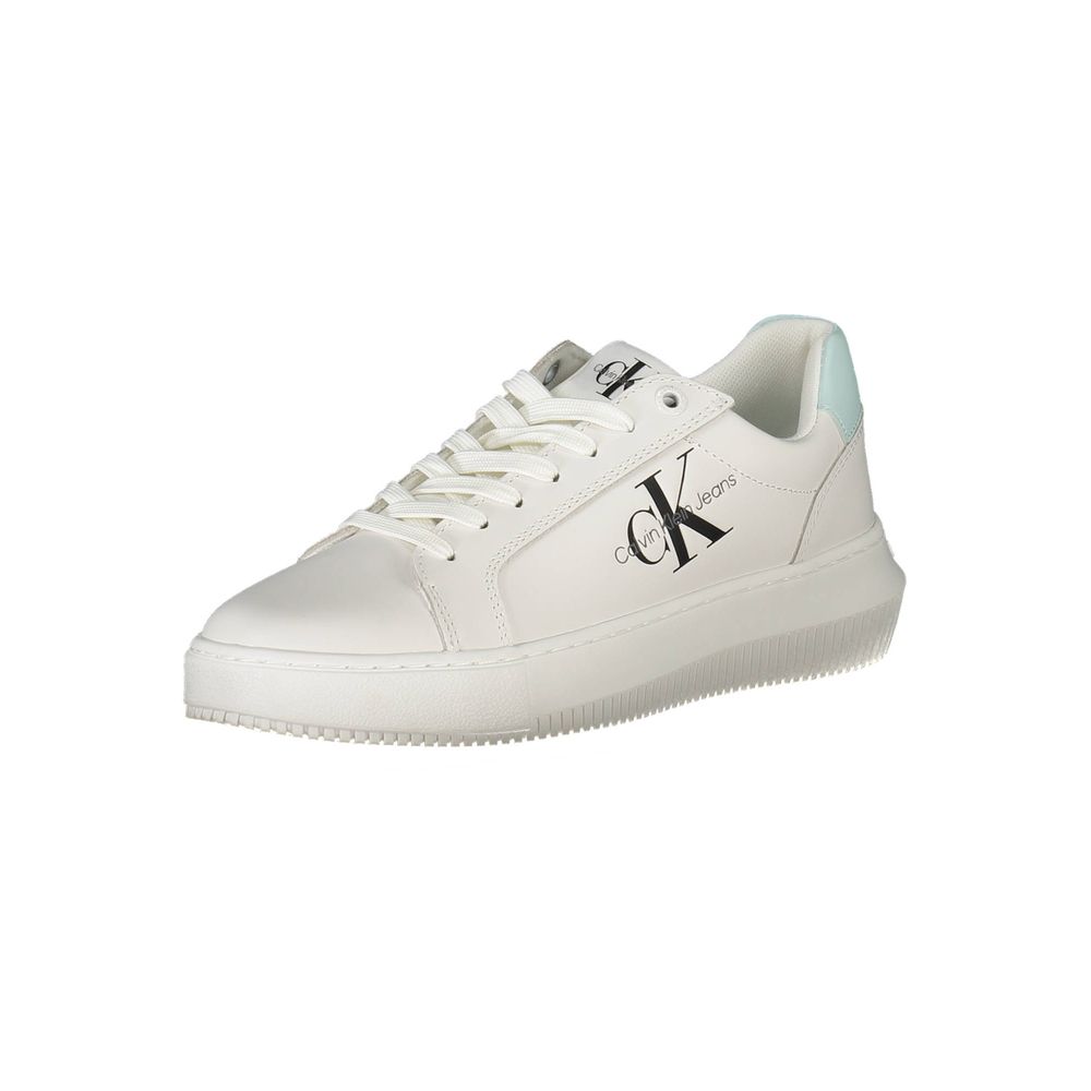Calvin Klein White Leather Women's Sneaker