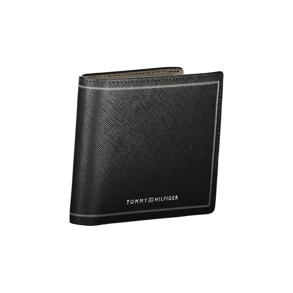 Tommy Hilfiger Nero Leren Heren Portemonnee