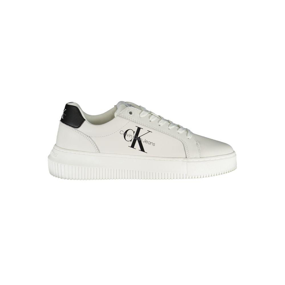 Calvin Klein White Leather Women's Sneaker