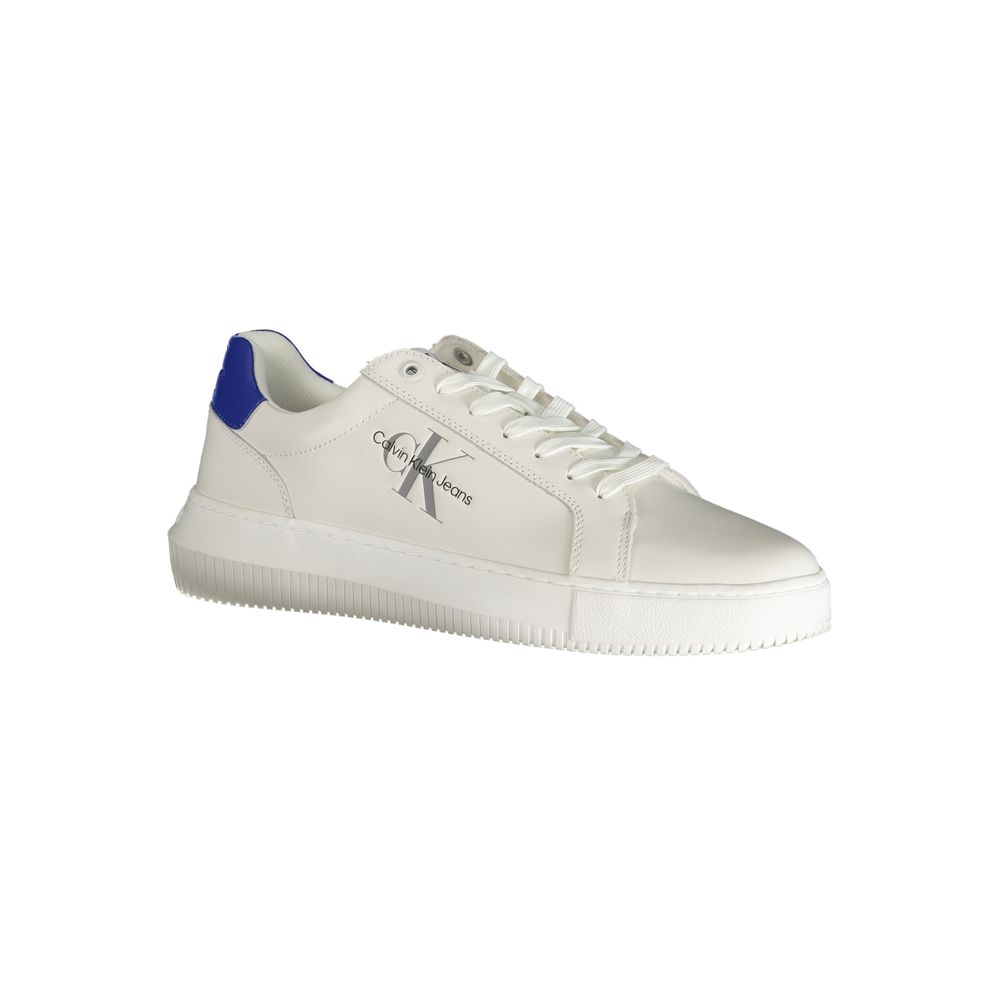 Calvin Klein White Leather Men's Sneaker