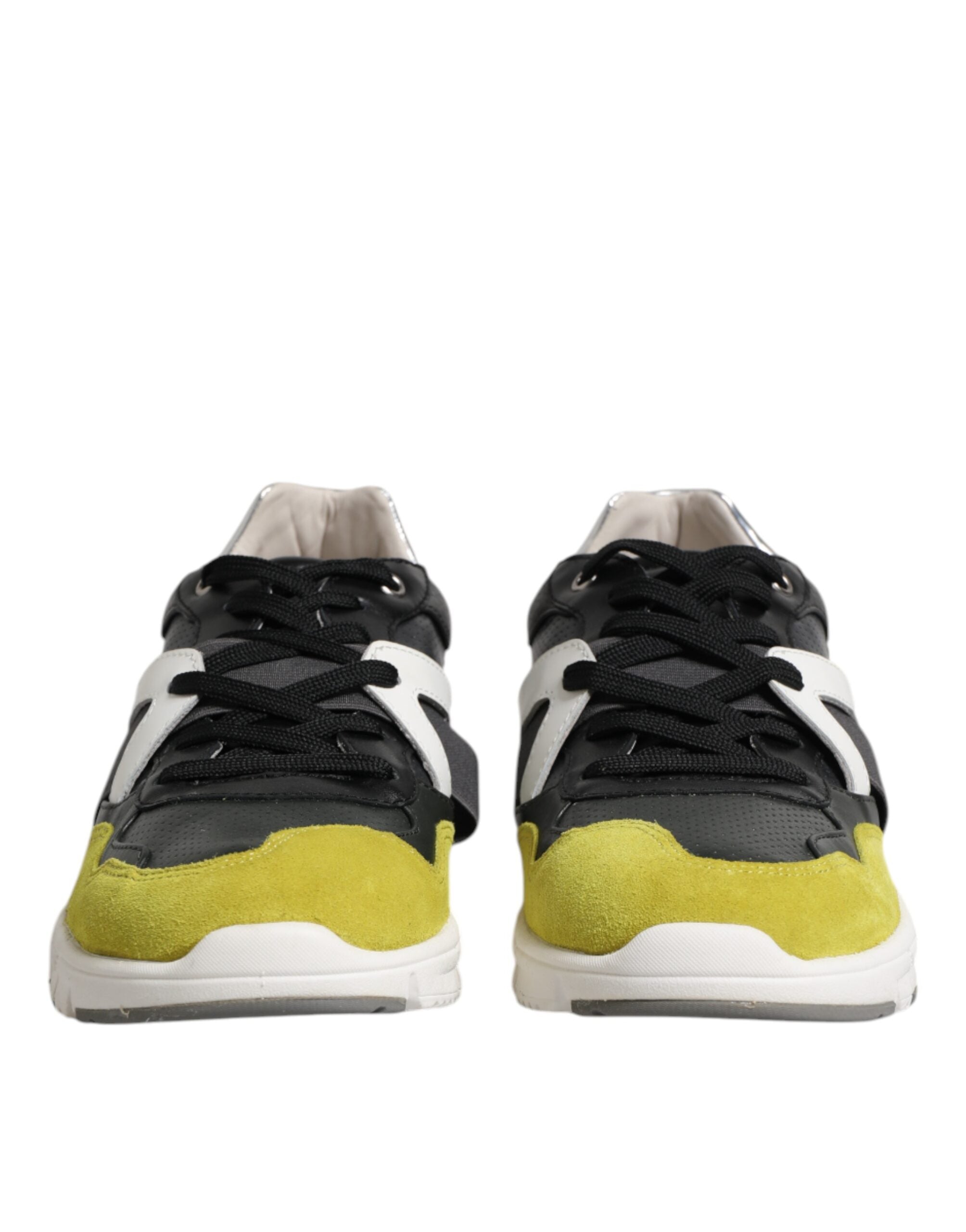 Dolce & Gabbana Multicolor Lace Up Low Top Men's Sneakers