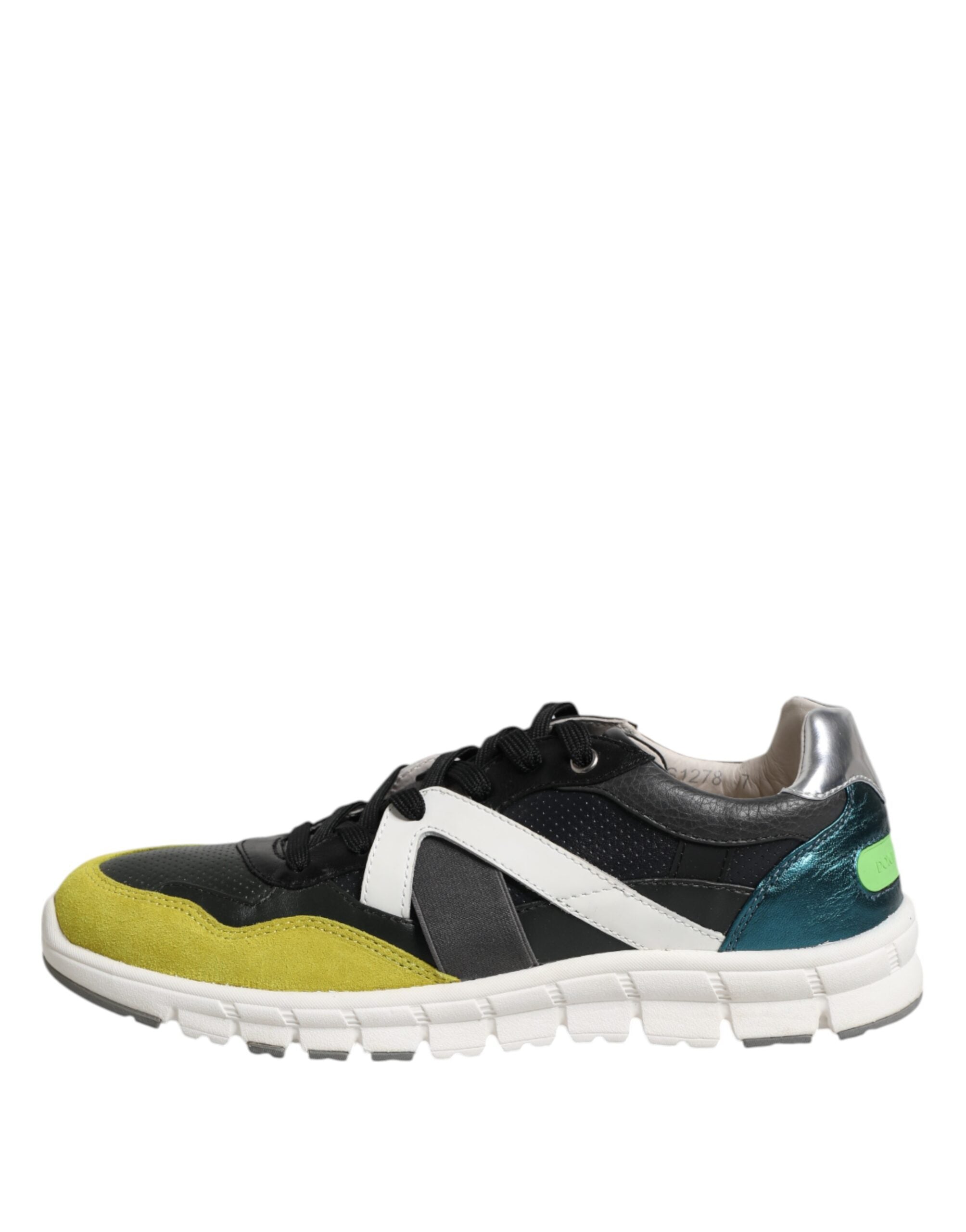 Dolce & Gabbana Multicolor Lace Up Low Top Men's Sneakers