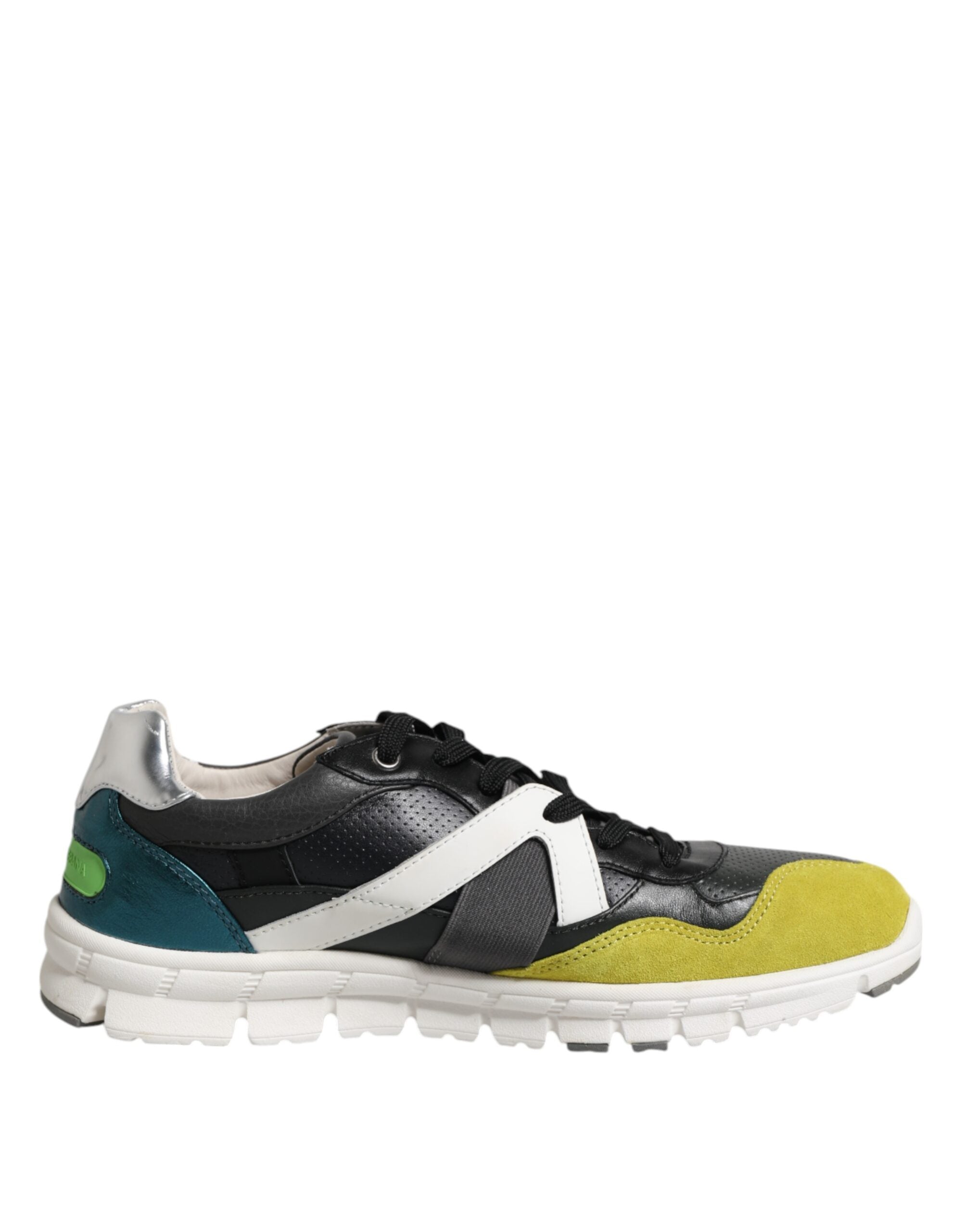 Dolce & Gabbana Multicolor Lace Up Low Top Men's Sneakers