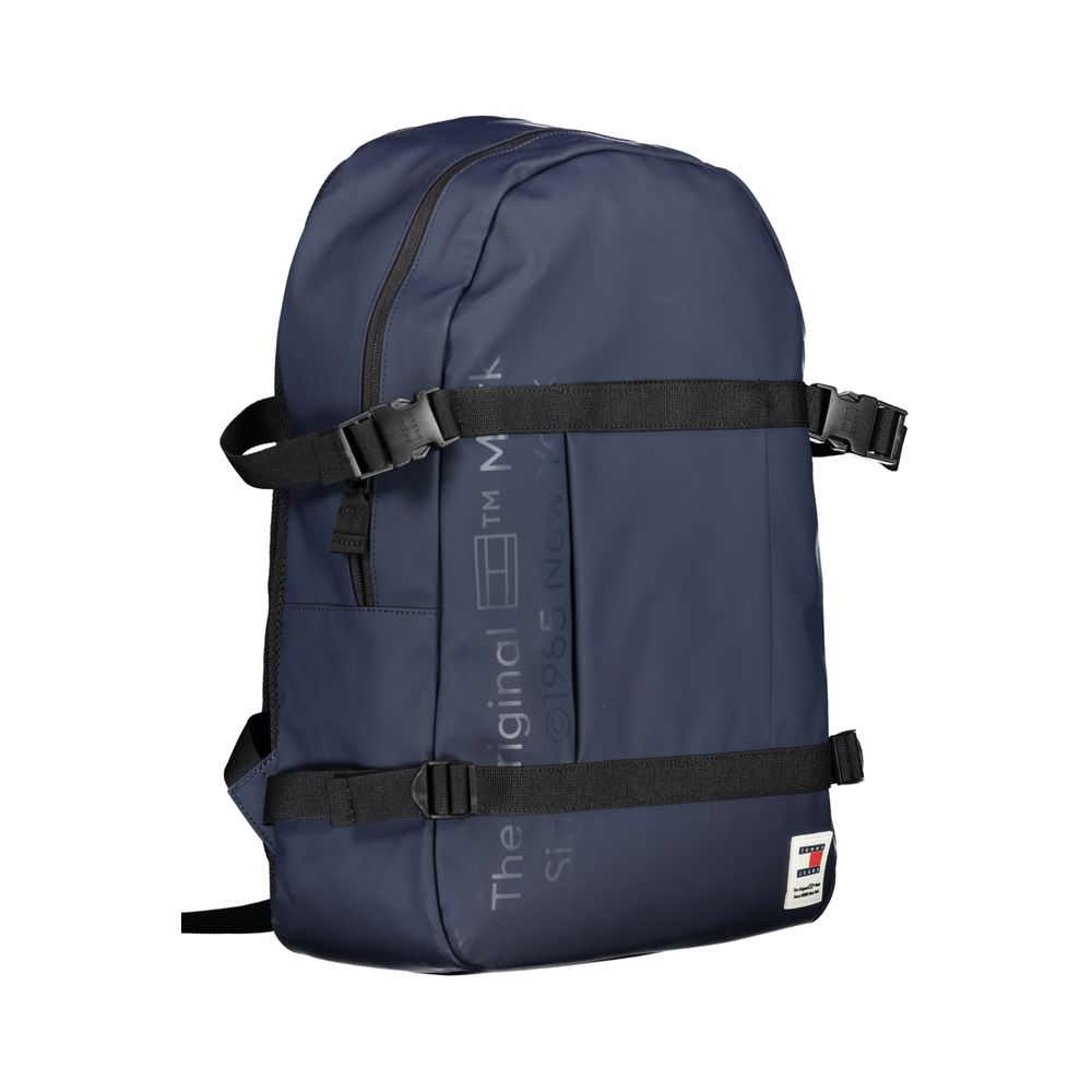 Tommy Hilfiger blauwe polyurethaan herenrugzak