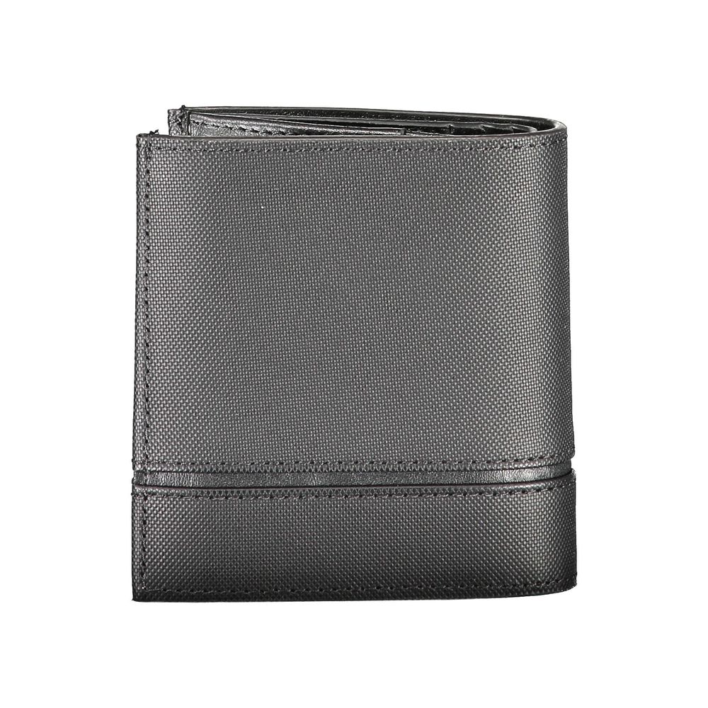 Calvin Klein Nero Leren Heren Portemonnee