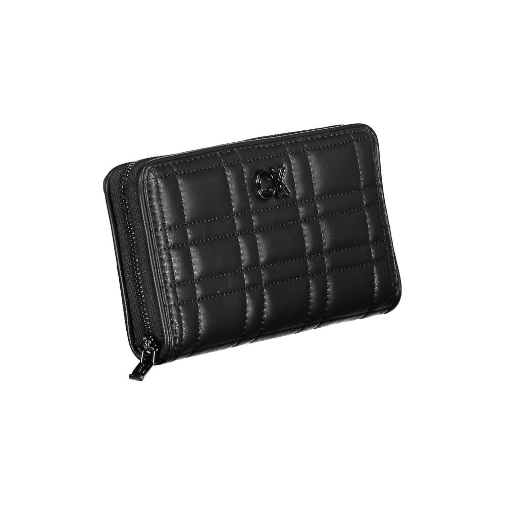 Calvin Klein Black Polyurethane Women's Wallet