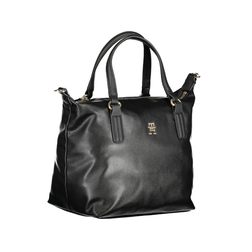 Tommy Hilfiger Black Polyester Women's Handbag