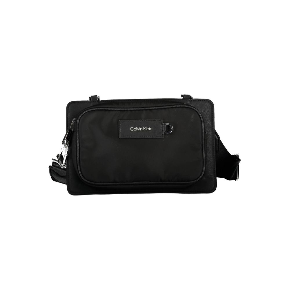 Calvin Klein Zwarte Polyester Heren Schoudertas