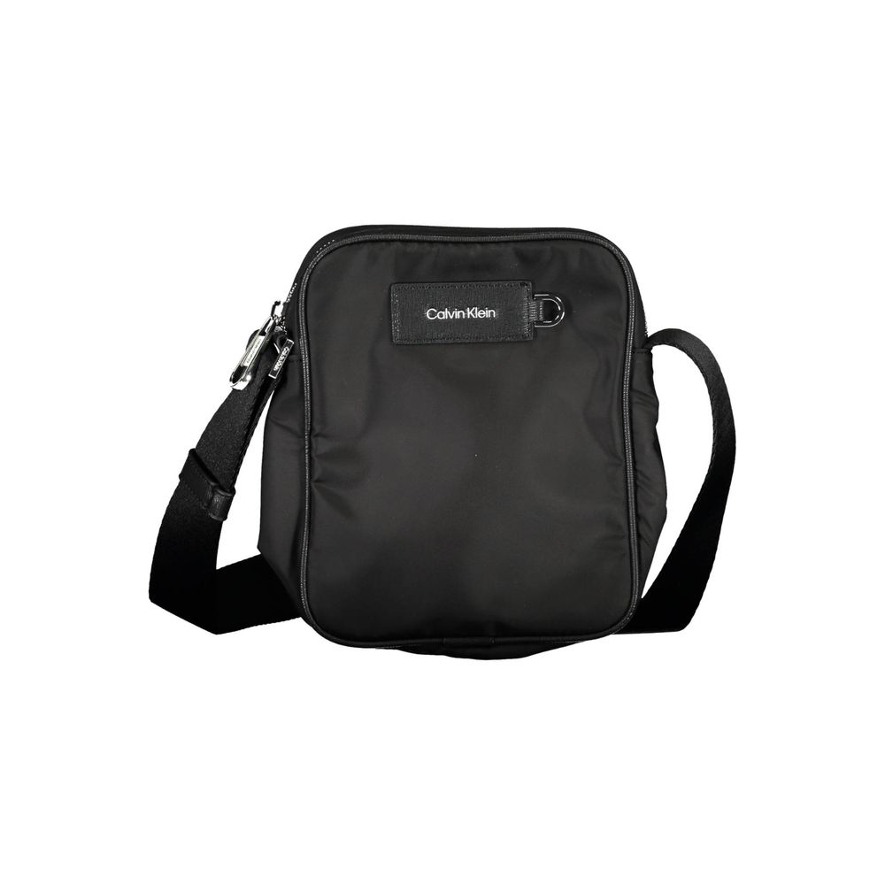Calvin Klein Zwarte Polyester Heren Schoudertas