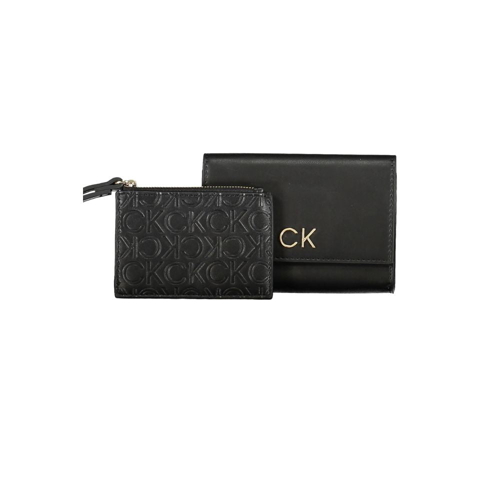 Calvin Klein Black Polyester Women's Wallet