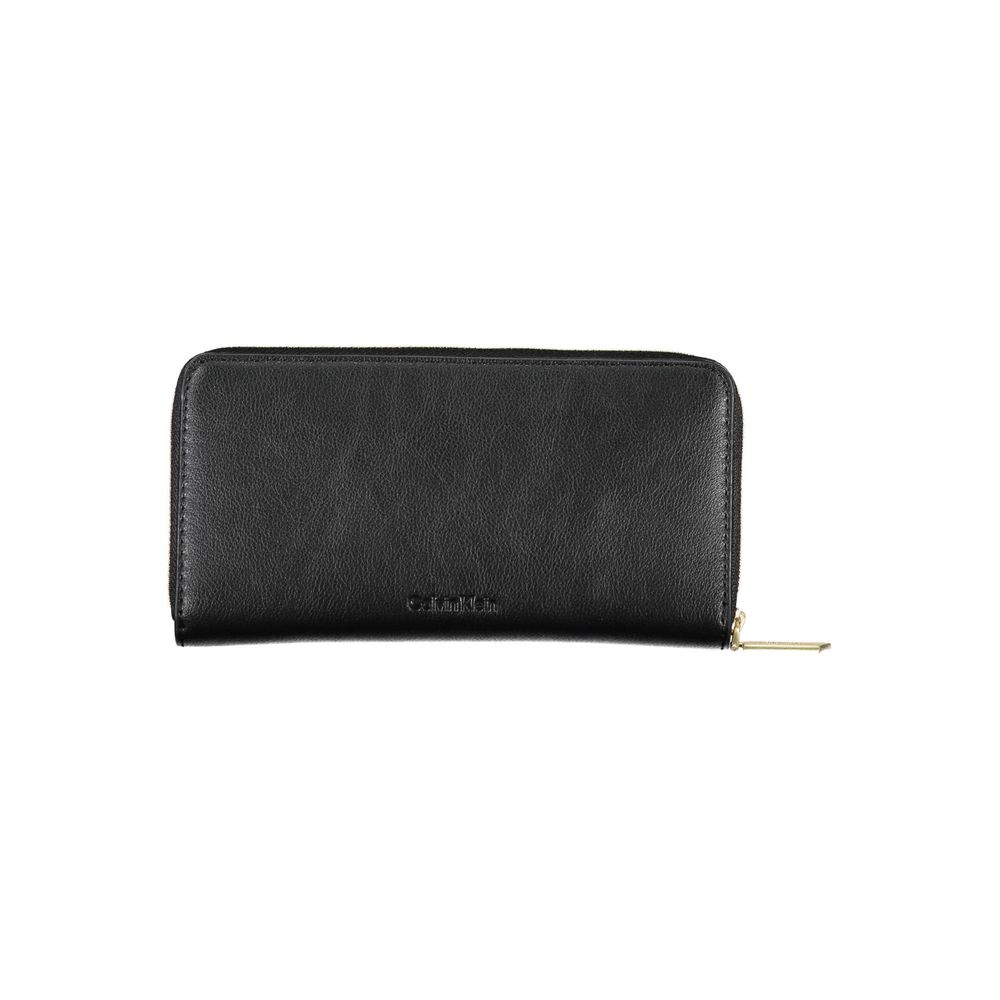 Calvin Klein Zwarte Polyester Damesportemonnee