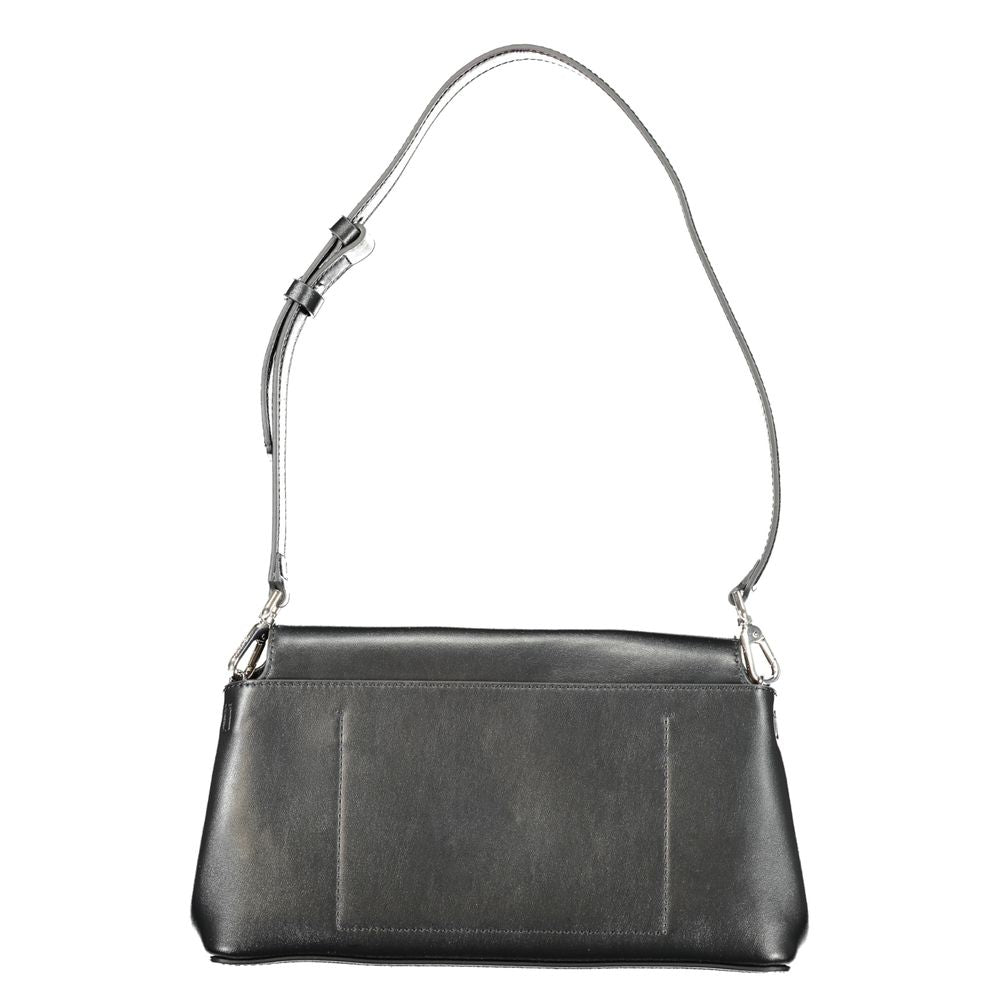 Calvin Klein Black Polyurethane Women's Shoulder Bag
