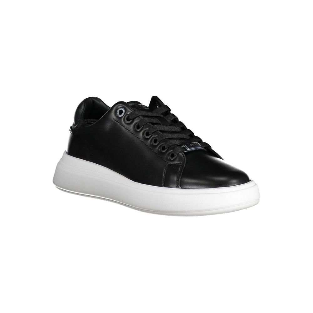 Calvin Klein Black Leather Women's Sneaker