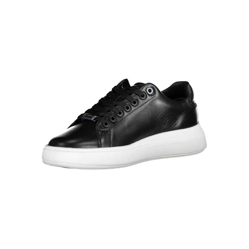 Calvin Klein Black Leather Women's Sneaker