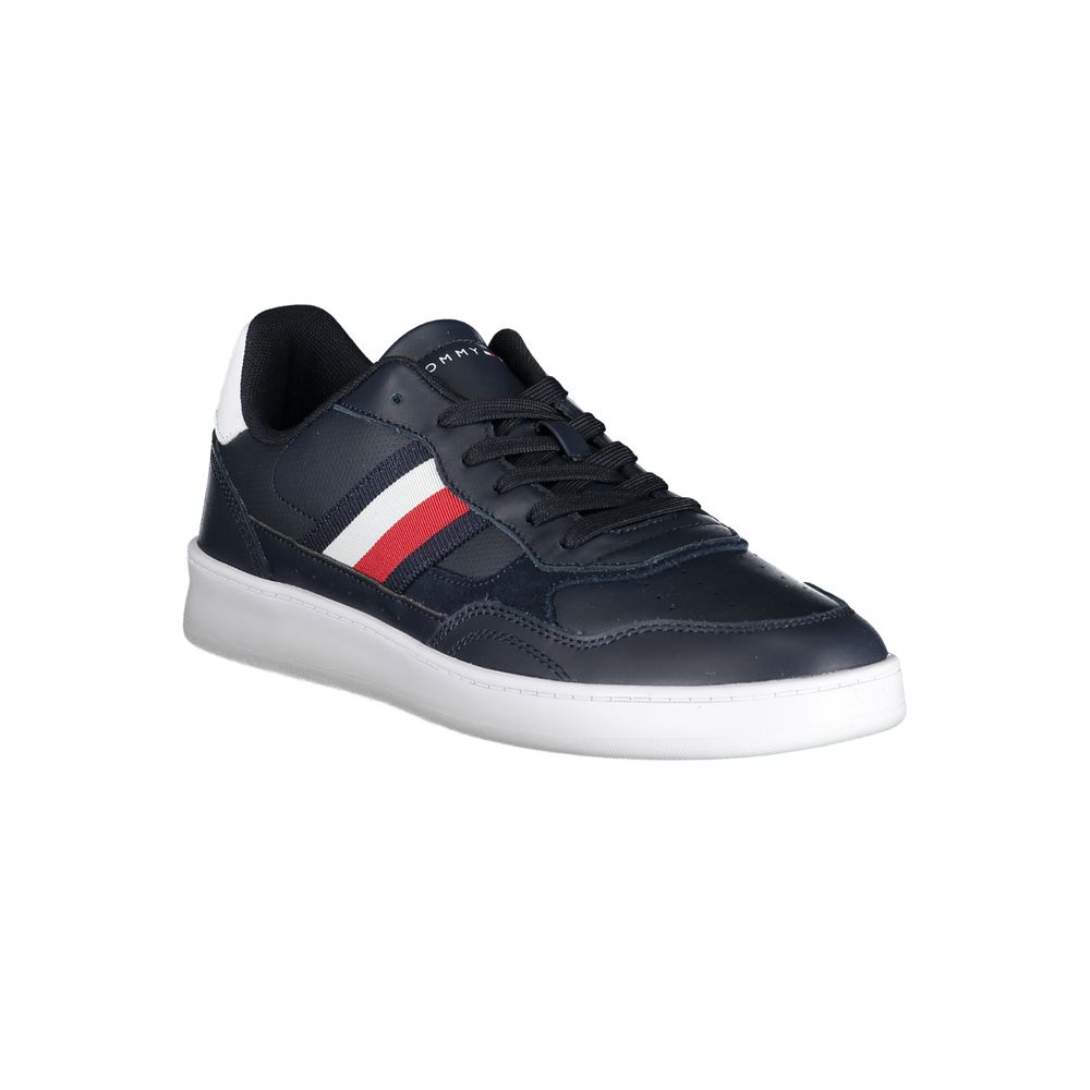 Tommy Hilfiger Blue Polyurethane Men's Sneaker