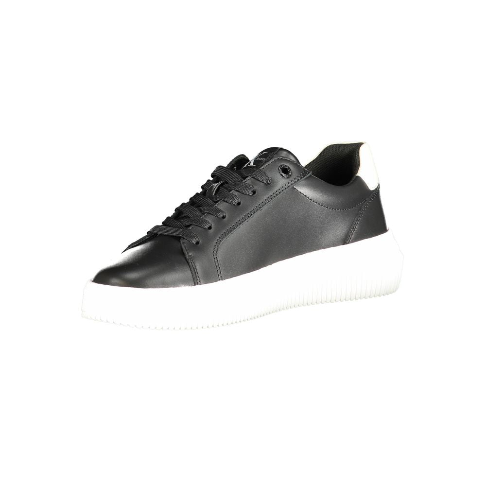 Calvin Klein White Polyester Men's Sneaker
