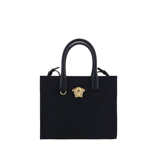 Versace Zwarte Katoenen Schoudertas