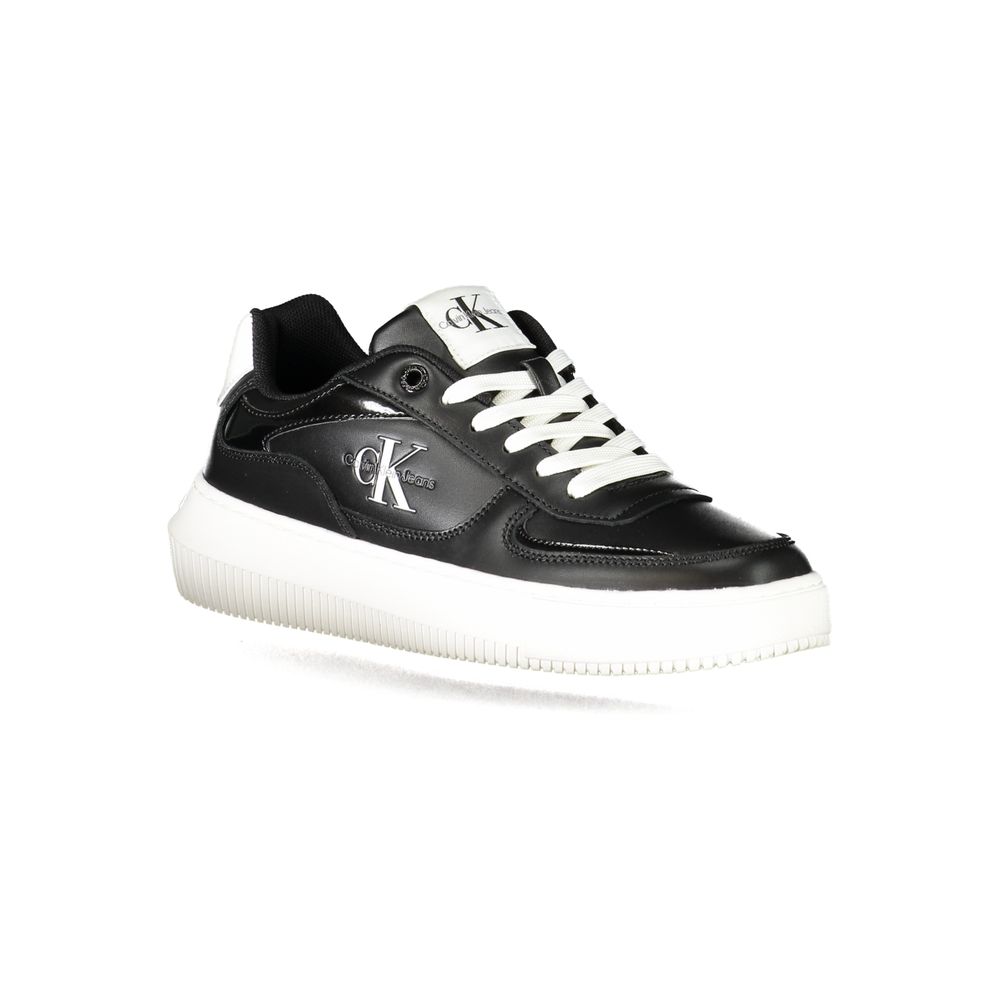 Calvin Klein Black Polyurethane Women's Sneaker