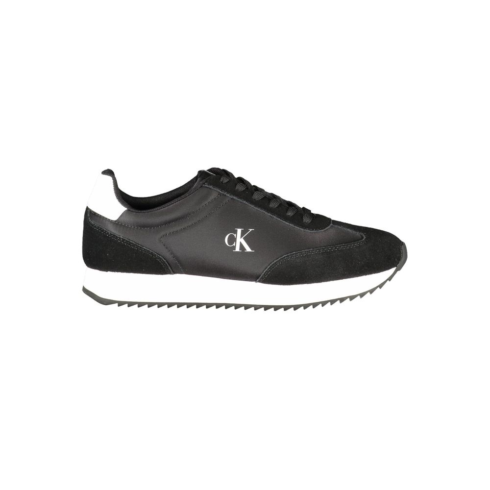 Calvin Klein Black Leather Women's Sneaker