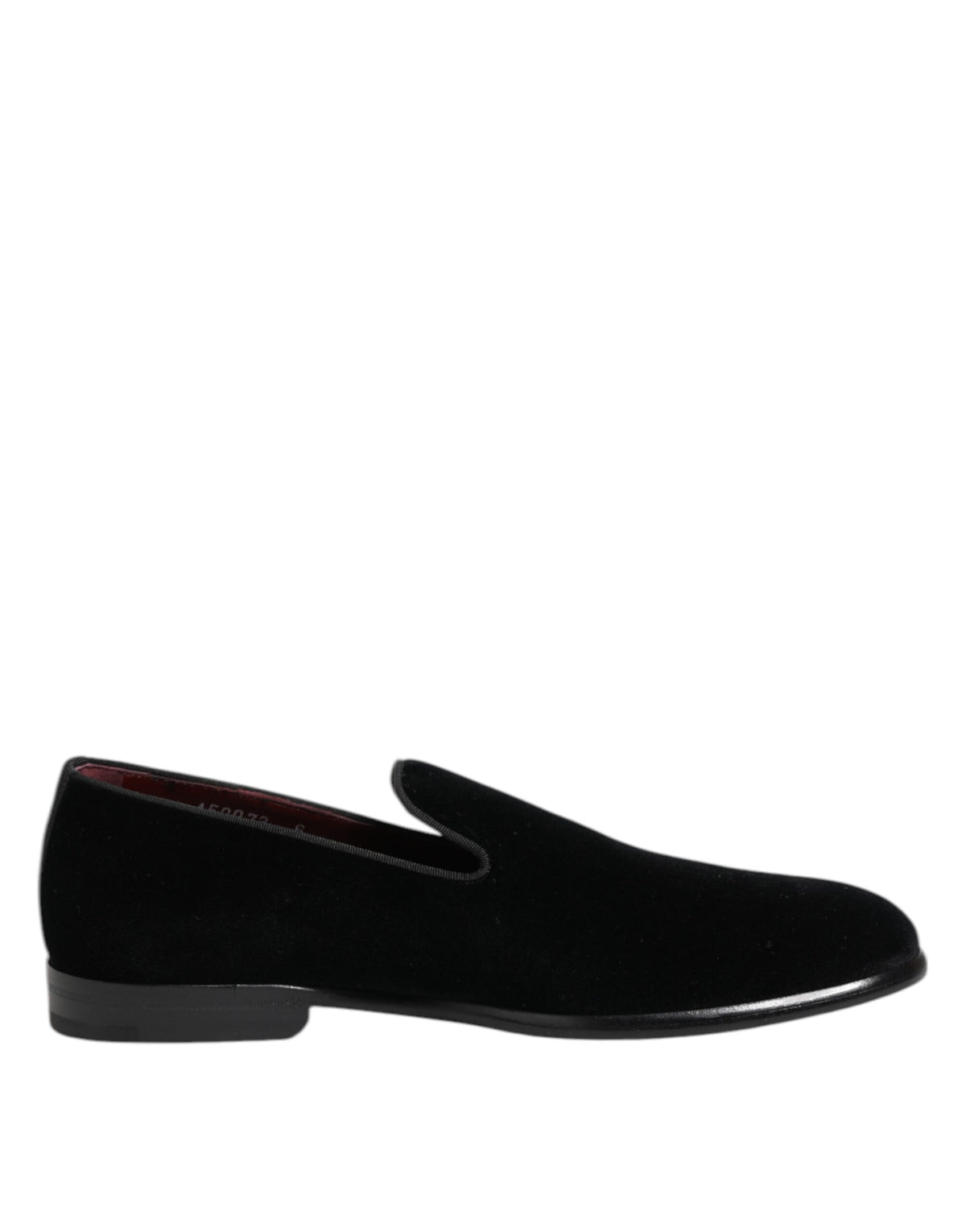 Dolce & Gabbana Zwarte Fluweel Loafers Formele Herenschoenen