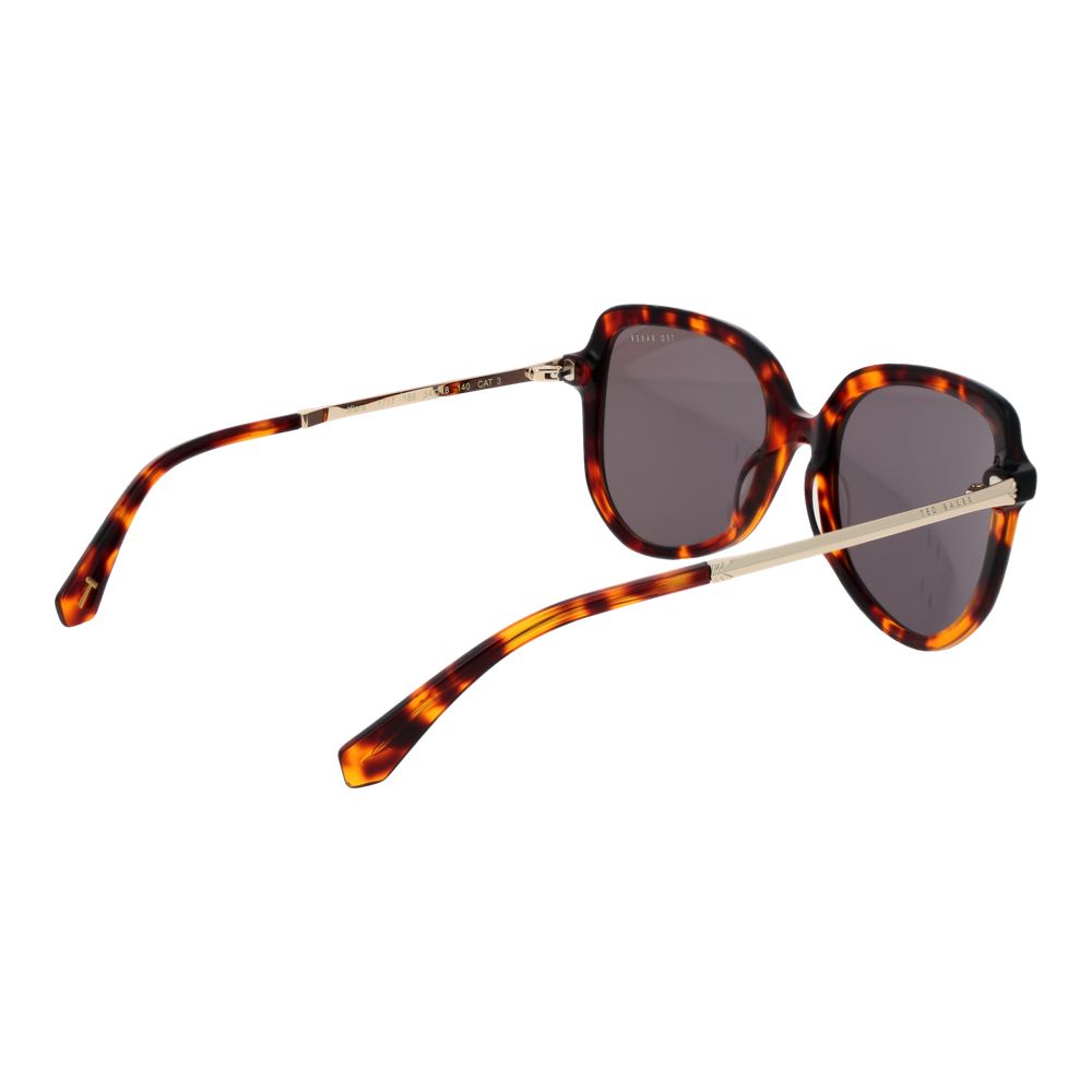 Ted Baker bruine acetaat zonnebril