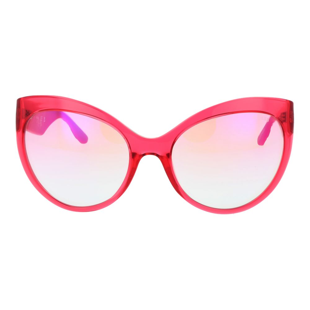 Guess roestvrijstalen zonnebril roze