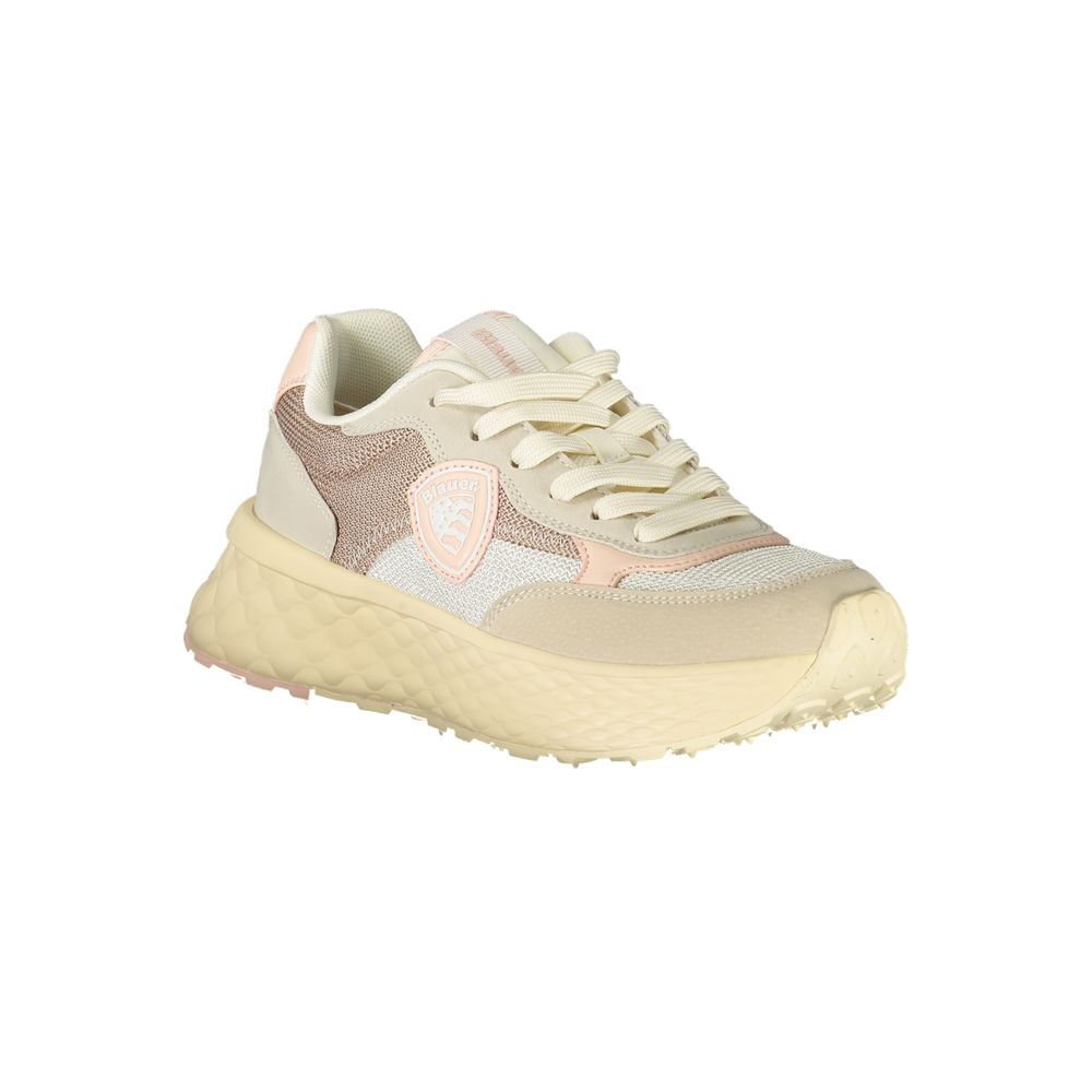 Blauer Beige Polyurethane Women's Sneaker