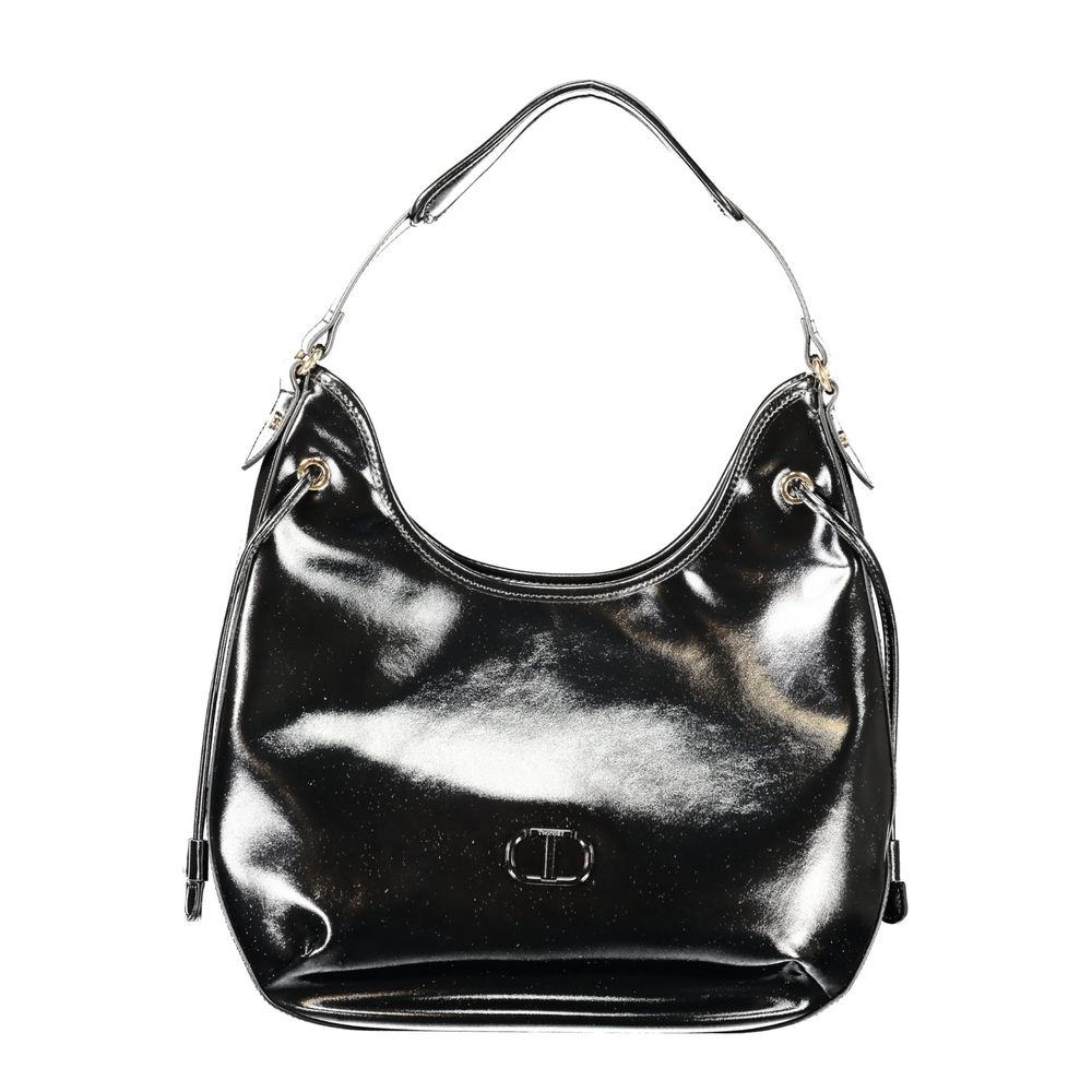 Twinset Black Polyurethane Women's Hobo Bag