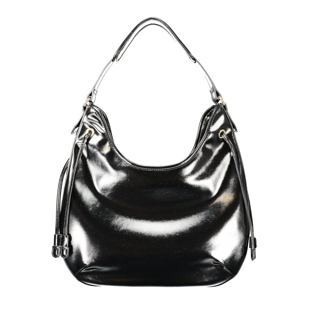 Twinset Black Polyurethane Women's Hobo Bag