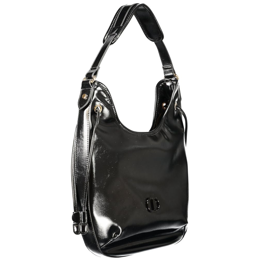 Twinset Black Polyurethane Women's Hobo Bag